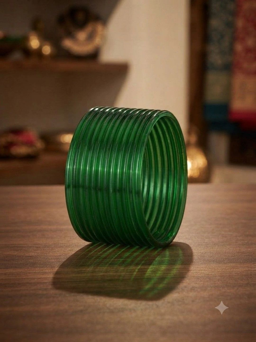 1ST TIME Set Of 12 Glass Bangles
