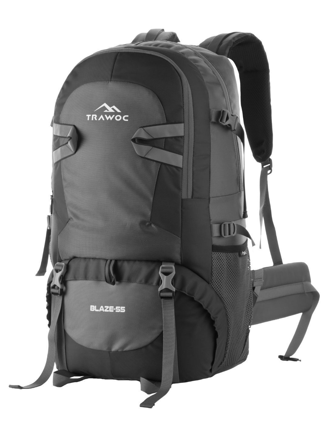 TRAWOC BLAZE Solid 55L Unisex Travel Rucksack For Trekking Camping & Hiking