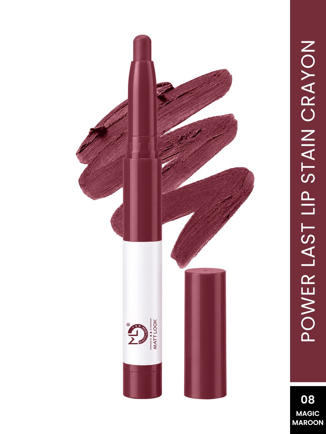 Buy MATTLOOK Power Last Lip Stain Crayon   Magic Maroon -  - Personal Care for Women