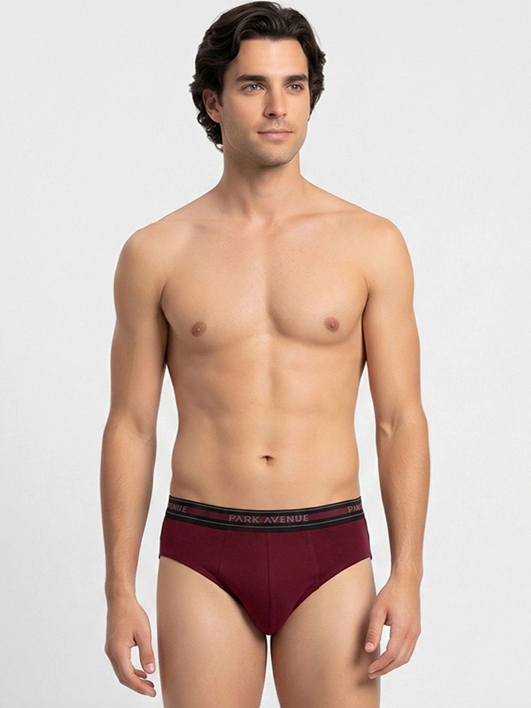 Park Avenue Men Pure Super Combed Cotton Low-Rise Basic Briefs