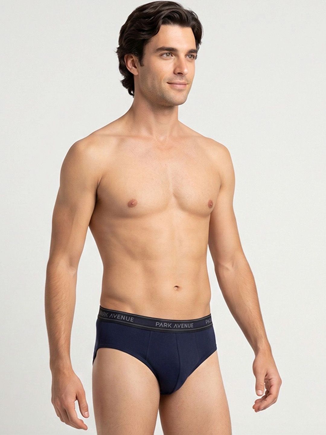 Park Avenue Men Mid Rise Cotton Basic Briefs PZRX00277-B887F070