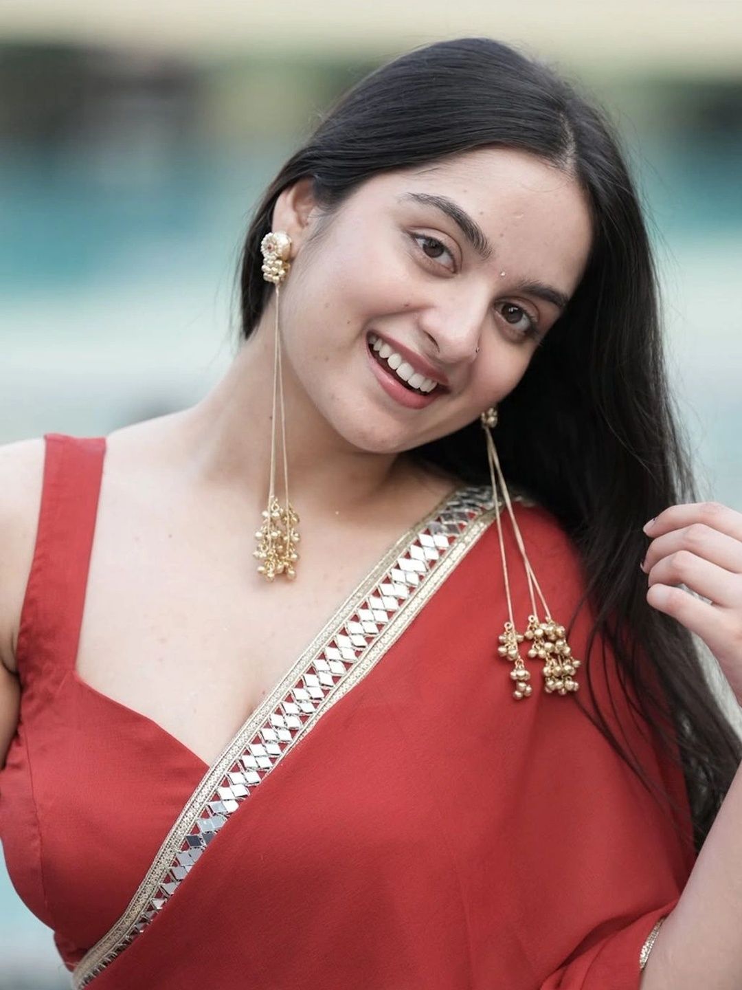 Buy Sanjog Gold Plated Pachi Kundan & Ghungaroo Studded Kashmiri Drop Earrings -  - Accessories for Women