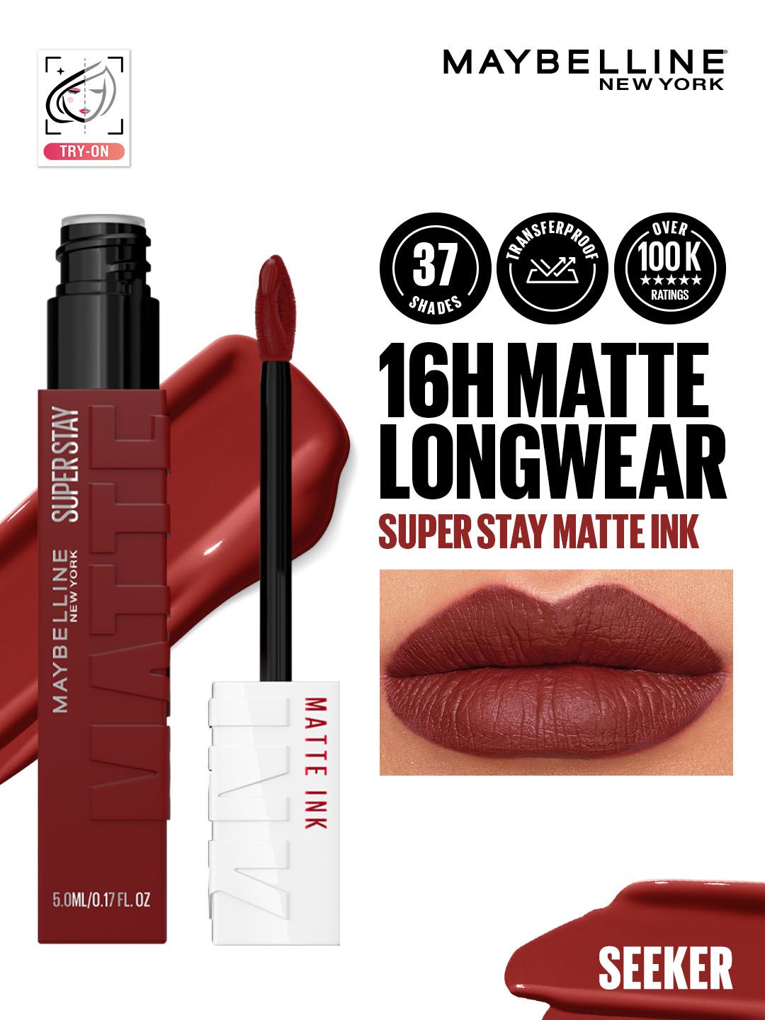 Buy Maybelline New York Super Stay Matte Ink Liquid Lipstick 5 Ml   Seeker 245 -  - Personal Care for Women