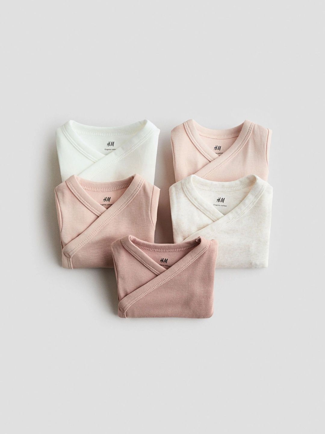 H&M Infant Boys 5-Pack Cotton Bodysuits