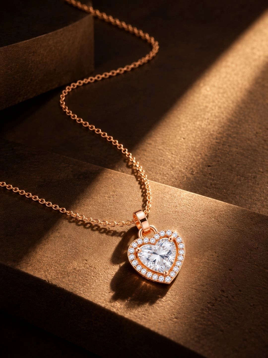 Forevershine Rose Gold-Plated Necklace