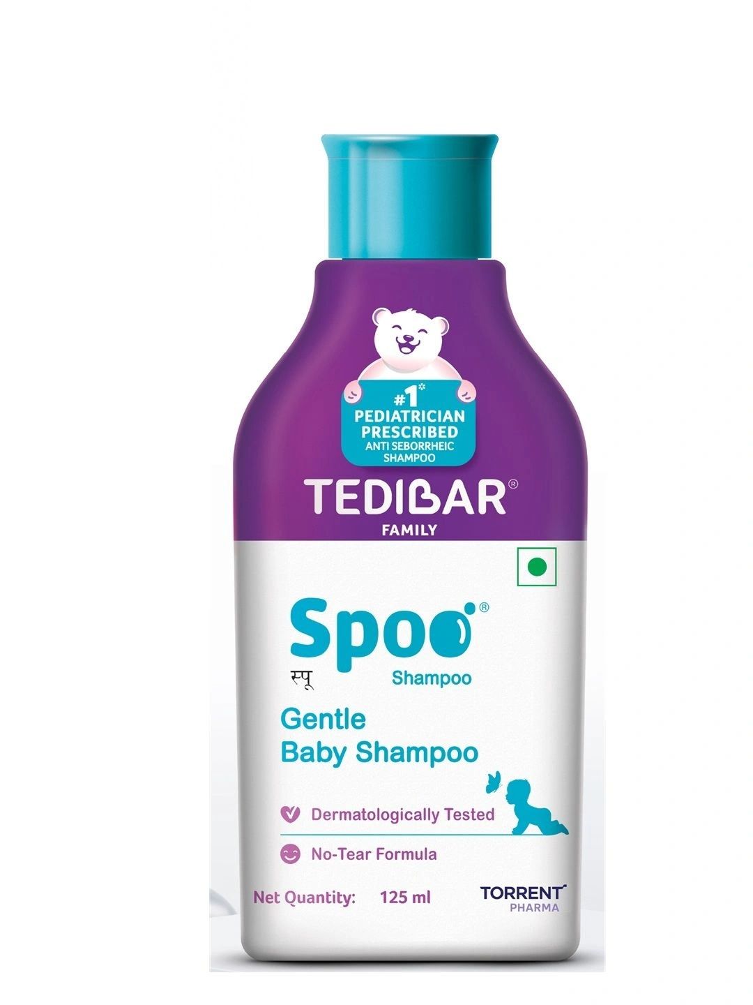 Tedibar Spoo No-Tear Formula Baby Shampoo - 125 ml