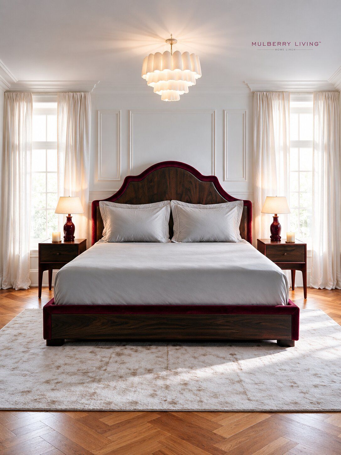 Mulberry Living Serenity Solids Grey Solid Pure Cotton 250 TC Fitted King Fine Bedsheet with 2 Pillow Covers-182 x 30 cm