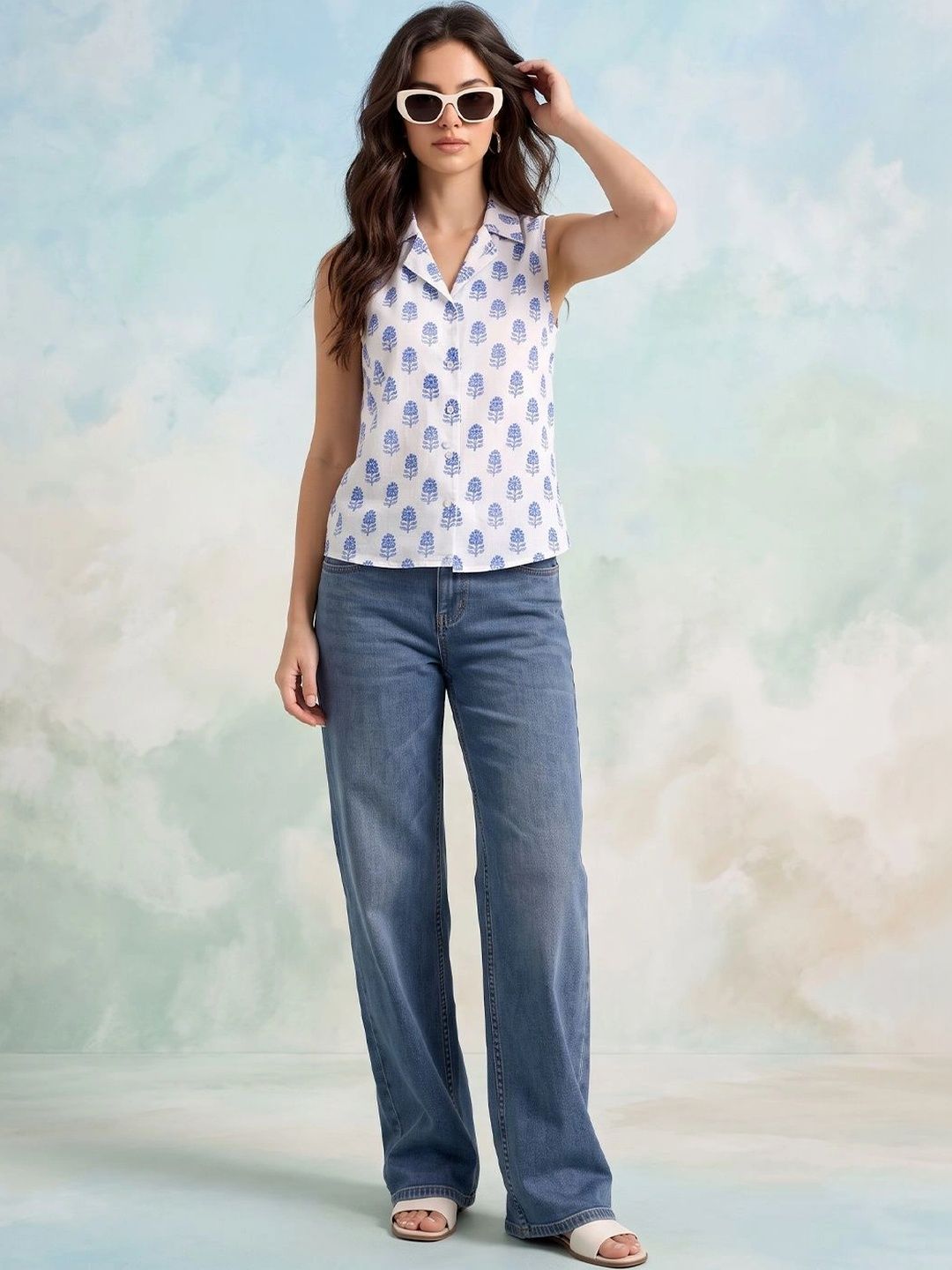 AADVIKA Women Floral Print Top