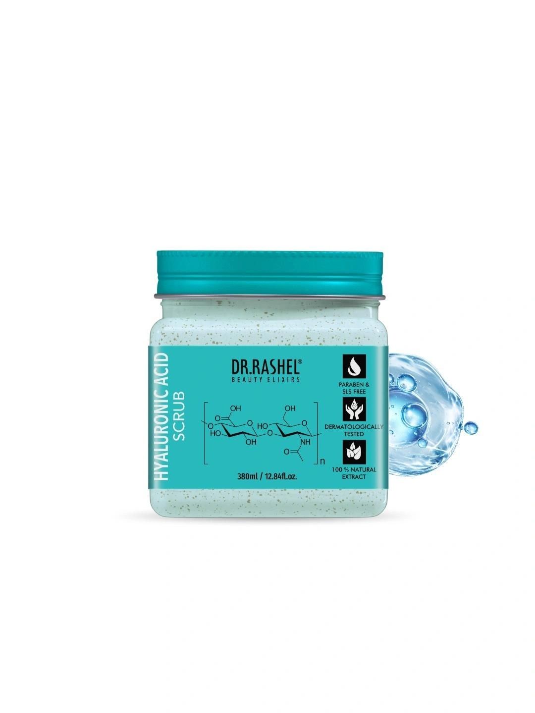DR.RASHEL Hyaluronic Face & Body Scrub For Deep Exfoliation - 380ml