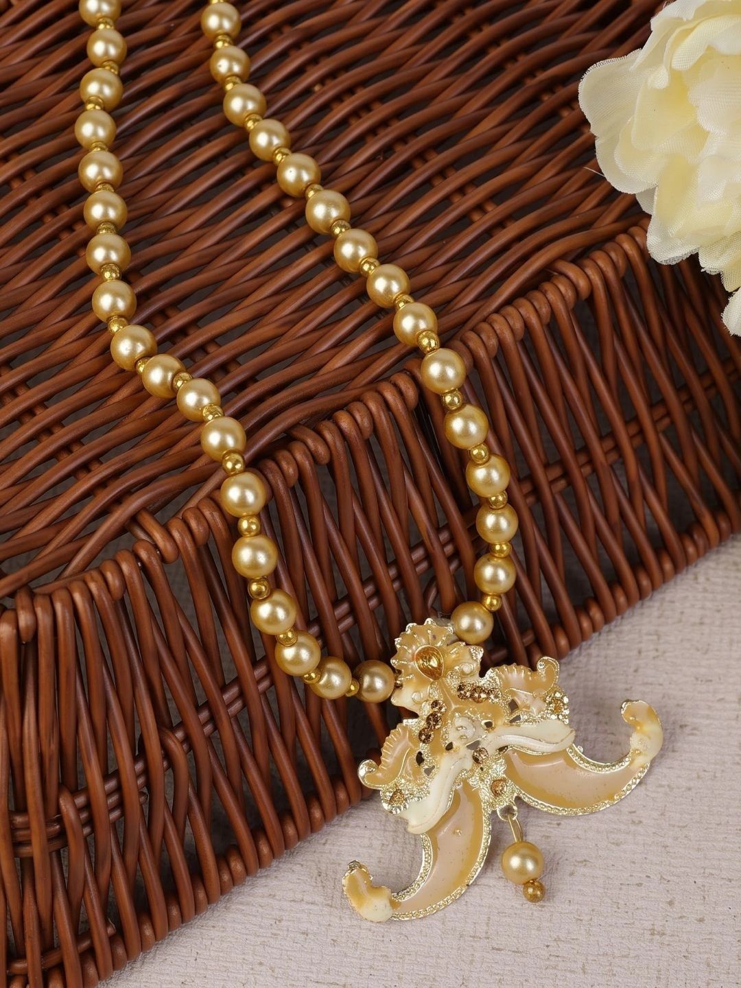 JIYANSHI FASHION Pearl Mala for Men
