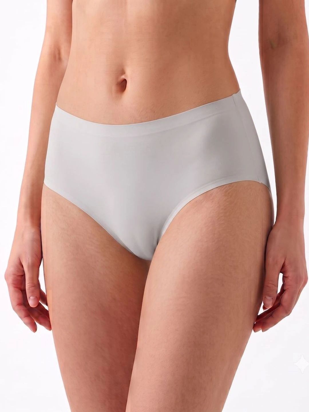 Fimalia Women Pack of 2 Seamless Assorted Basic Briefs