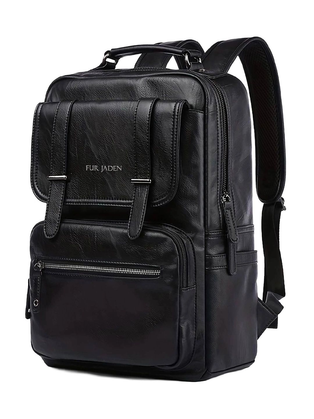 Buy FUR JADEN Solid Medium Ergonomic Laptop Compartment Structured Backpacks -  - Accessories for Unisex