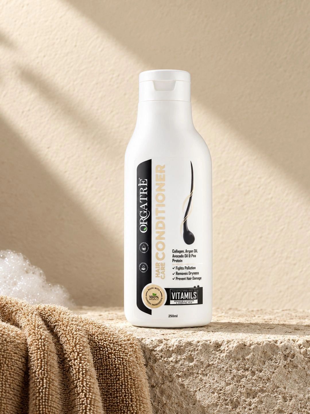 Orgatre Hair Care Conditioner With Rosemary Oil & Murumuru For Hair Fall & Thinning -250ml