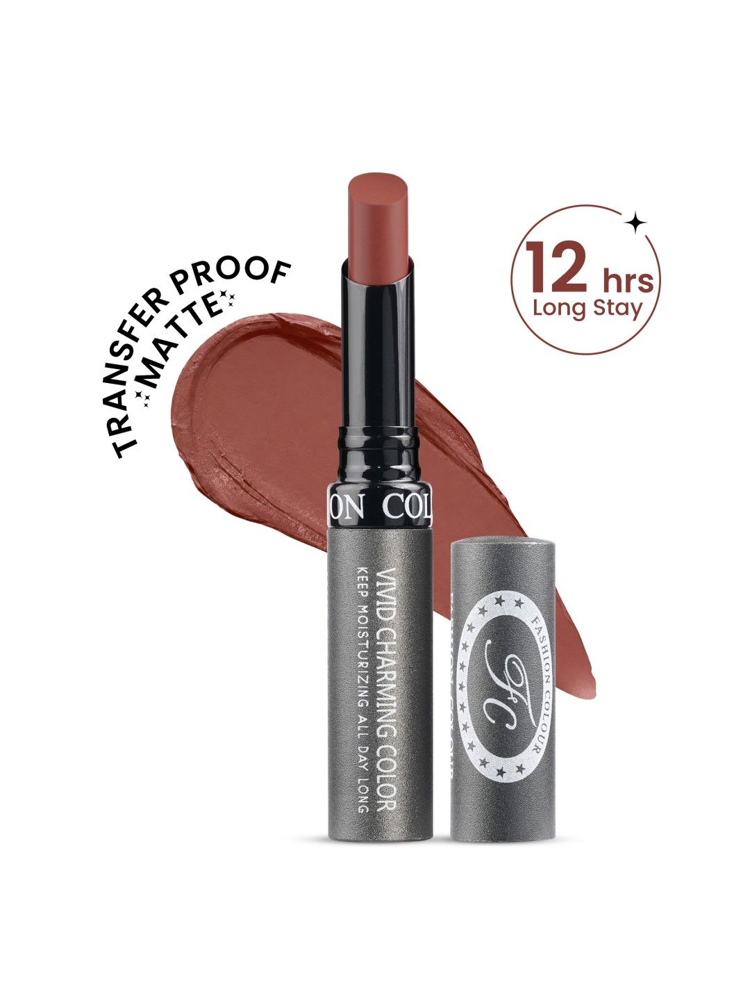 Buy Fashion Colour Kiss Lip No Transfer Lipstick   Chestnut 91 -  - Personal Care for Women