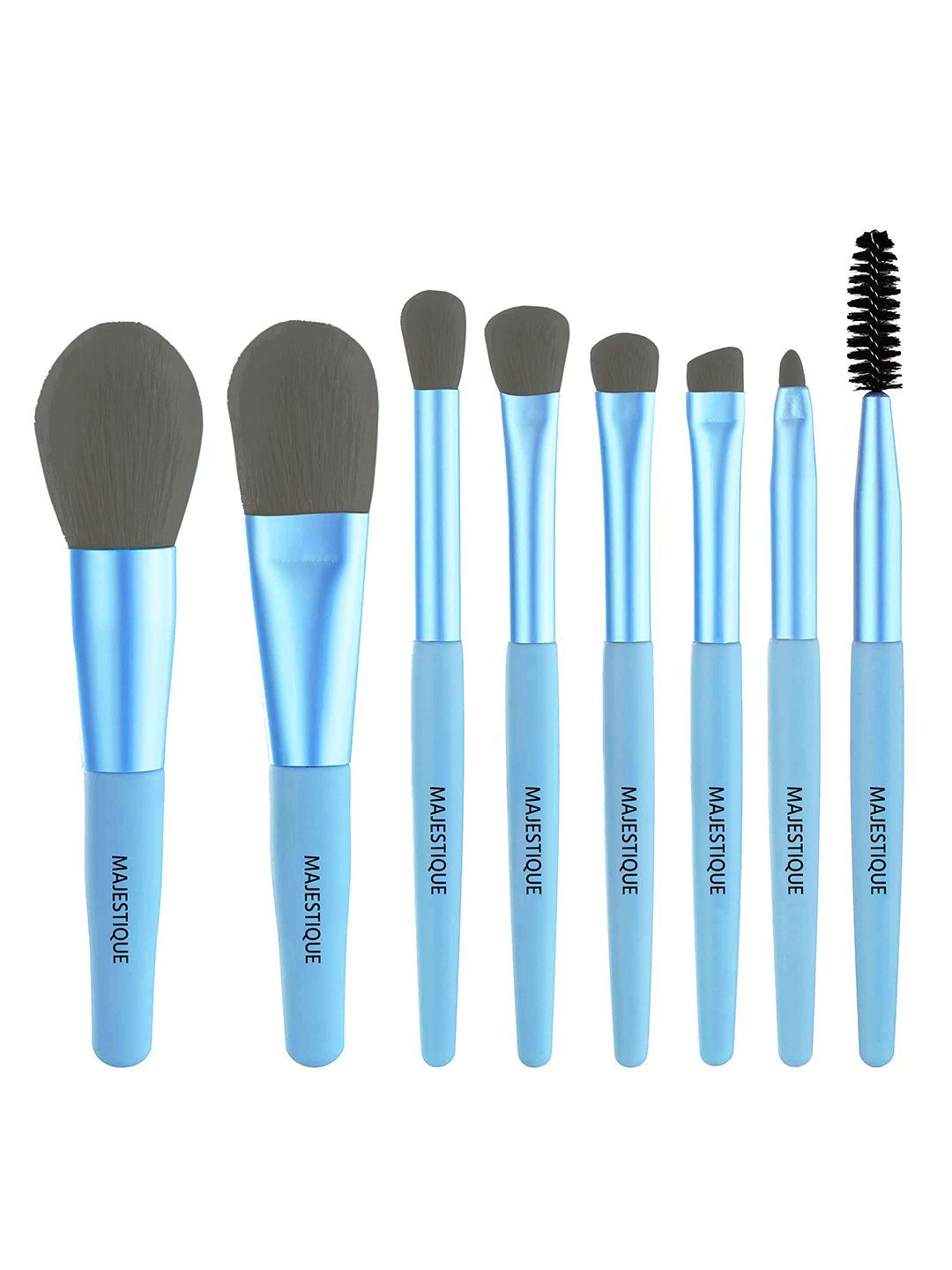 MAJESTIQUE Luxe Mini Makeup Brush Tools & Brush Set - 8 Pcs