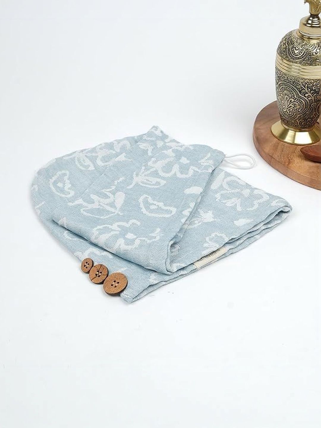 Doctor Towels Banana Jacquard Floral 210GSM Lightweight Adult Regular Bath Towel-10x26In
