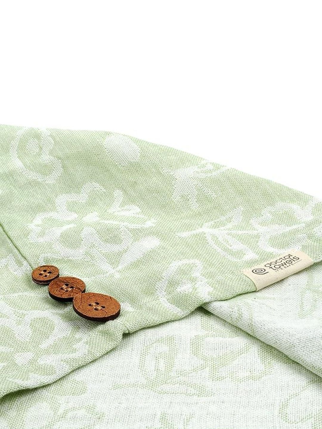 Doctor Towels Banana Jacquard Floral 300GSM Lightweight Adult Regular Bath Towel-10x26In