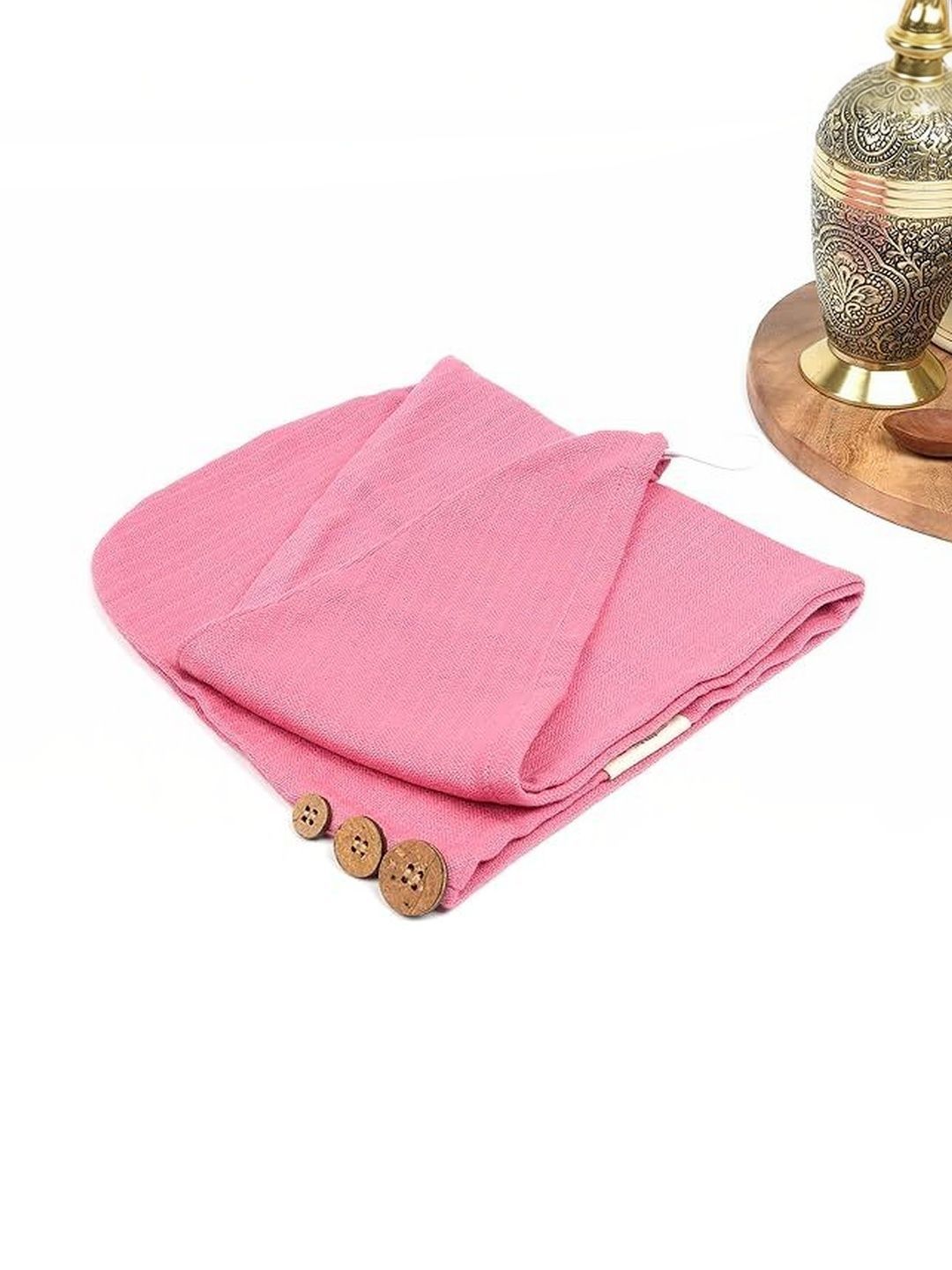 Doctor Towels Banana Double Cloth 300GSM Lightweight Quick Drying Hair Towel-10x26In