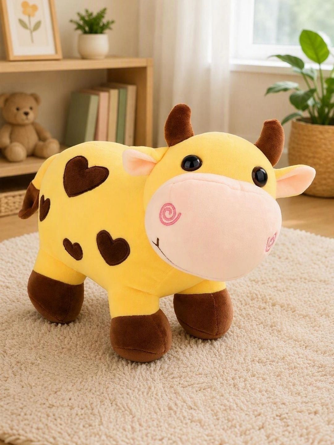 DukieKooky Plush Cute Cow Polyfill Soft Toy Soft Toys and Dolls
