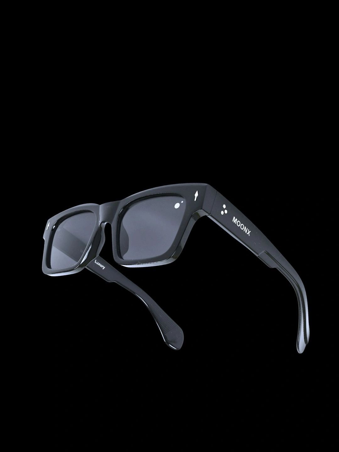 MoonX Unisex Black Lens & Black Core with Sunglasses