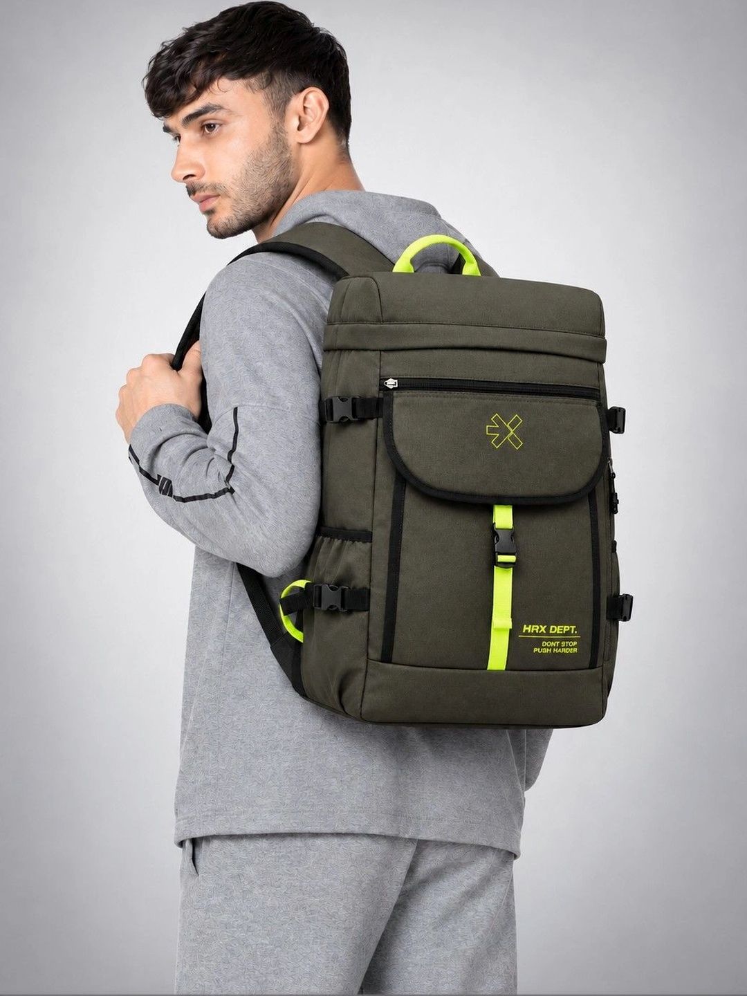 Buy HRX By Hrithik Roshan Unisex Brand Logo Backpack -  - Accessories for Unisex
