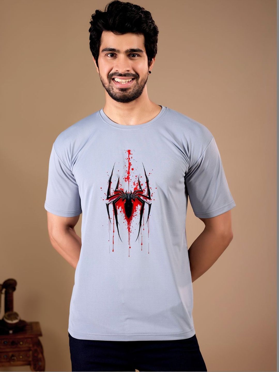 BAESD Graphic Printed Round Neck Short Sleeves T-shirt