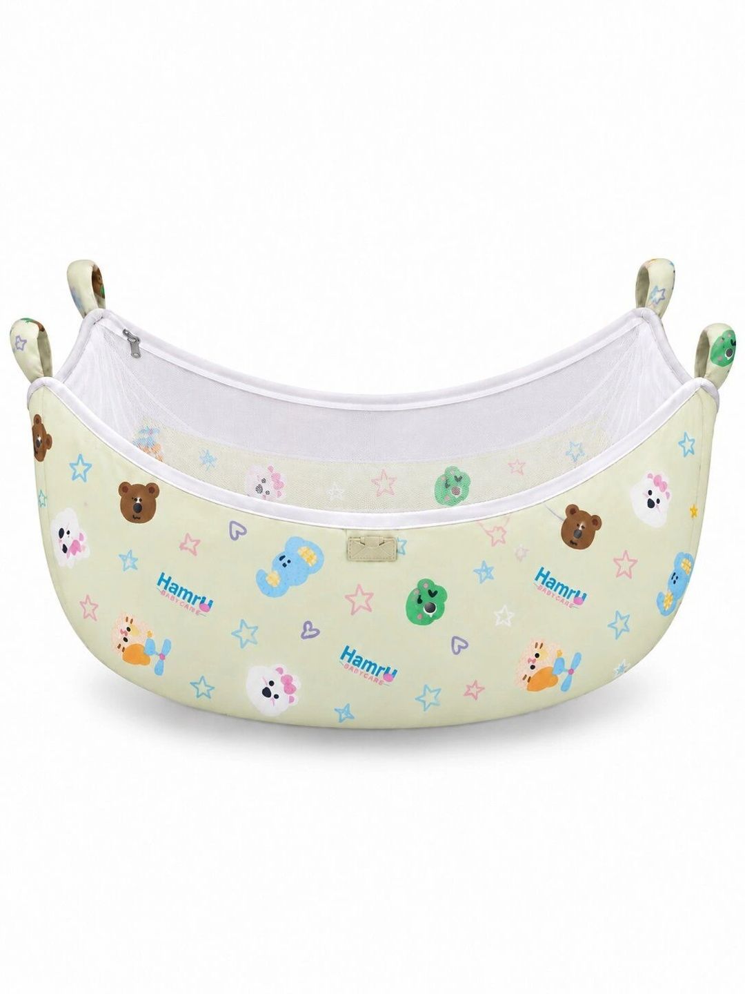 Foldable Baby Khoya Cloth with Mosquito Net & 0 To 3 Years Baby Khoya