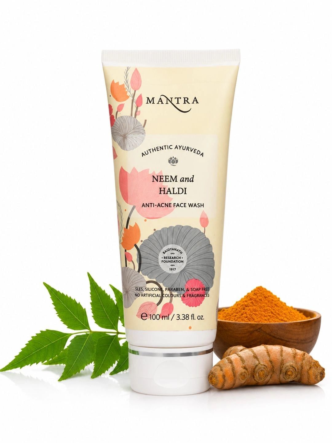 Mantra Herbal Neem & Haldi Anti-Acne Face Wash - 100 ml