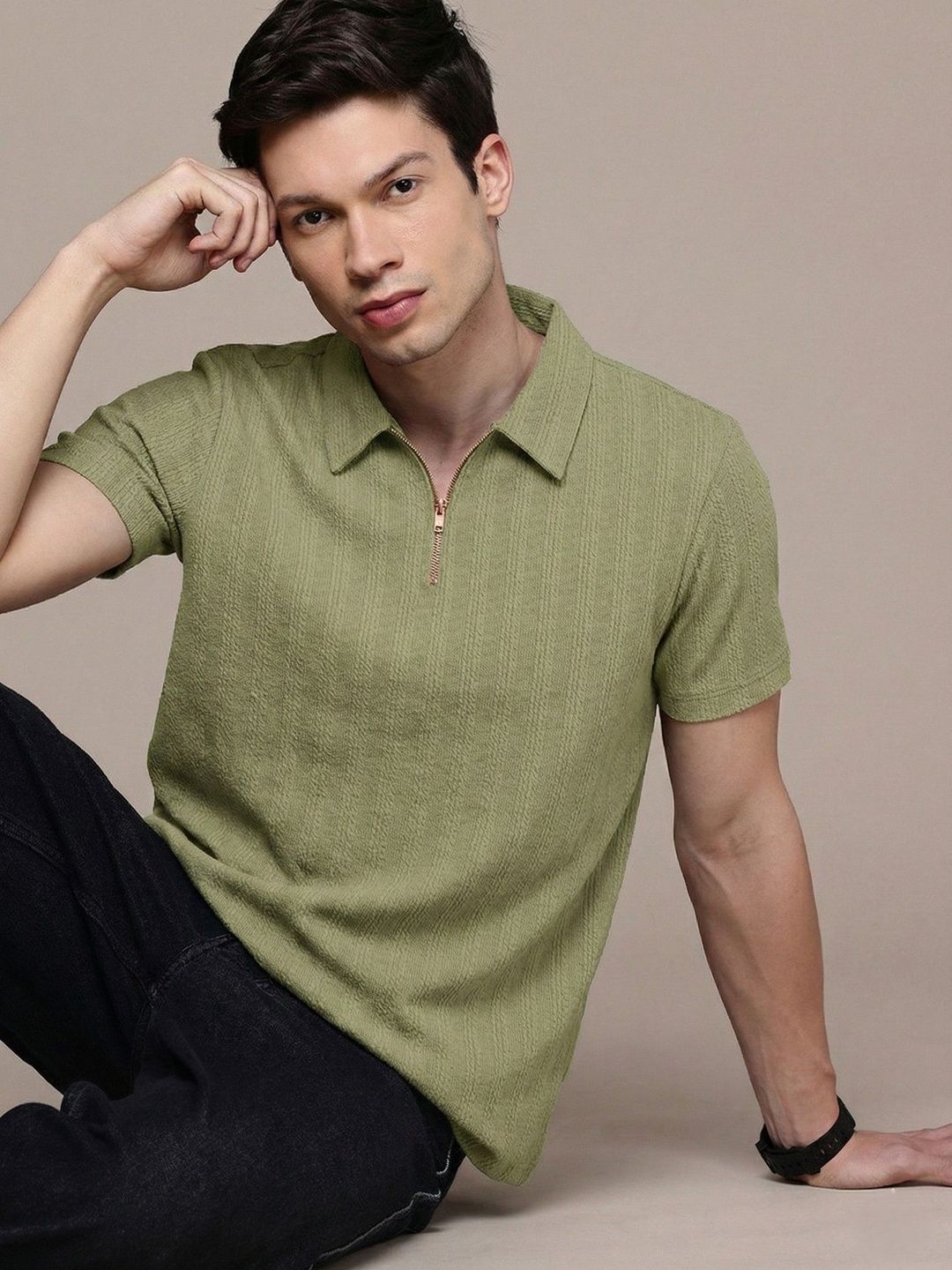Men's Polo Collar Regular Fit T-shirt
