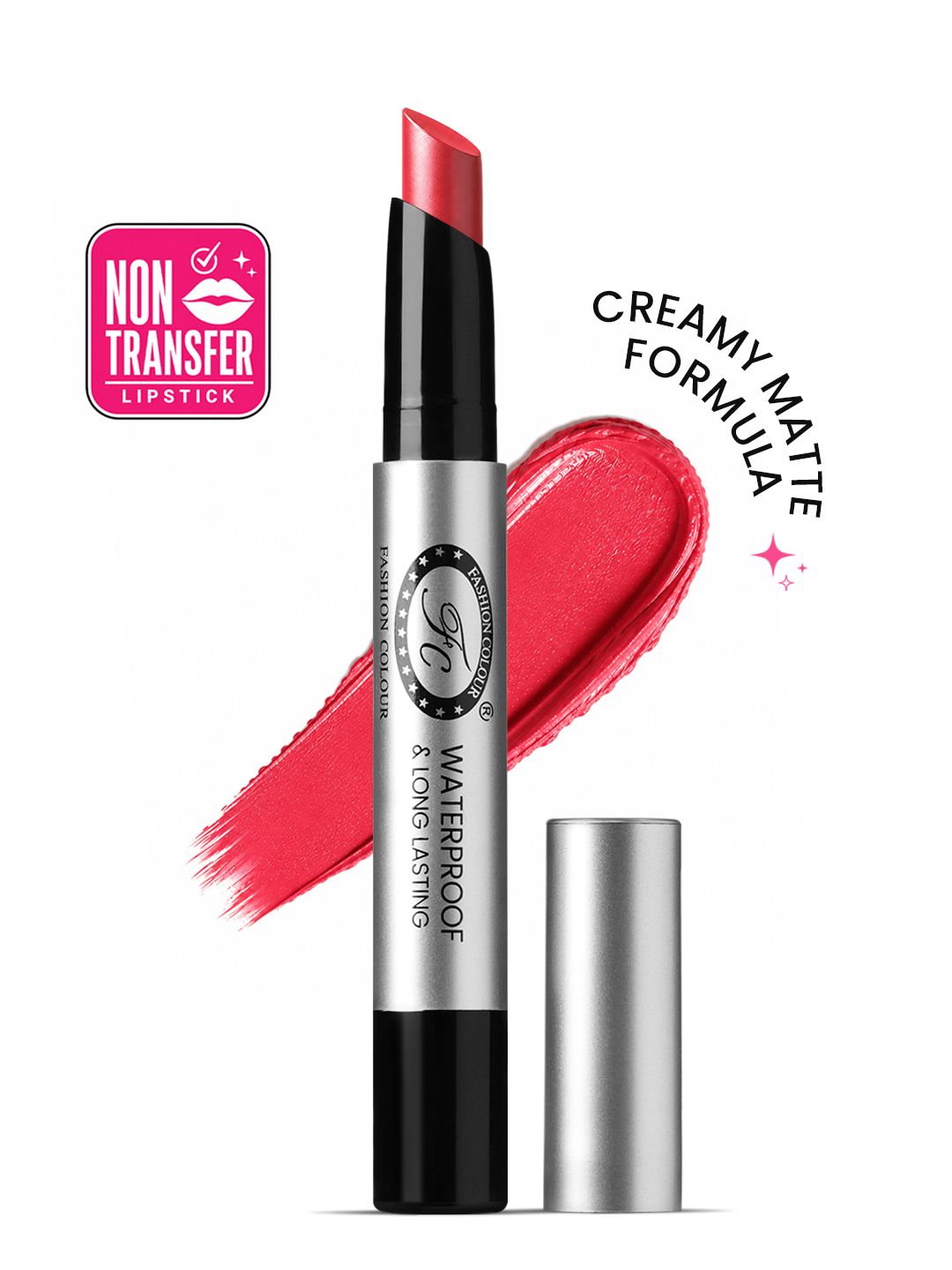 Buy Fashion Colour Colorful Non Transfer Lipstick 2g   Lotus Red 303 -  - Personal Care for Women