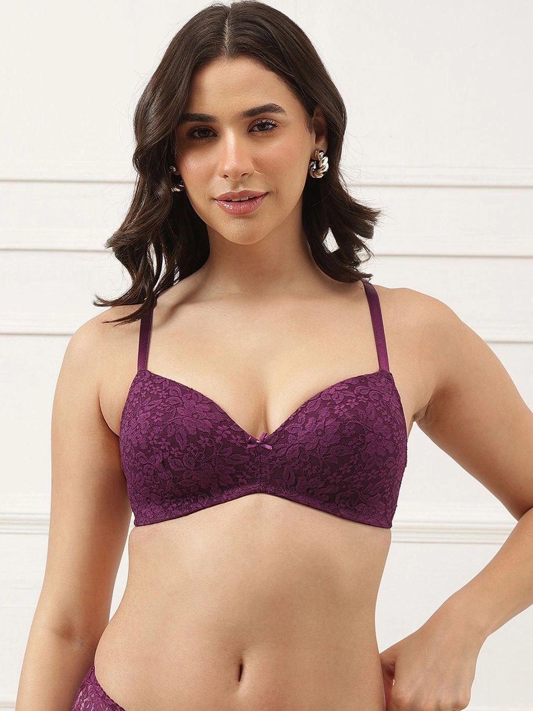 Buy Clovia Geometric Bra Full Coverage Lightly Padded -  - Apparel for Women