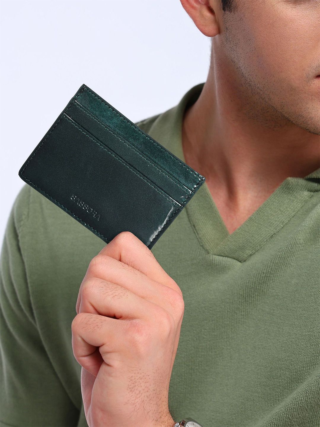 Sassora Unisex Leather Card Holder