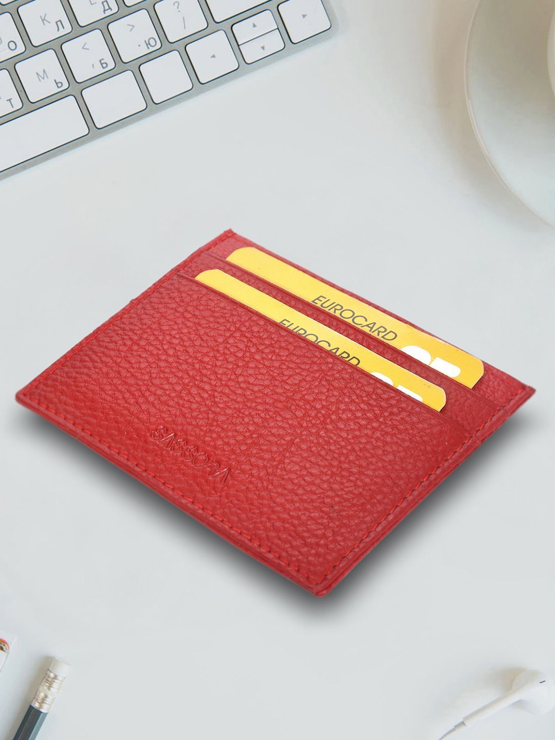 Sassora Women Leather Card Holder
