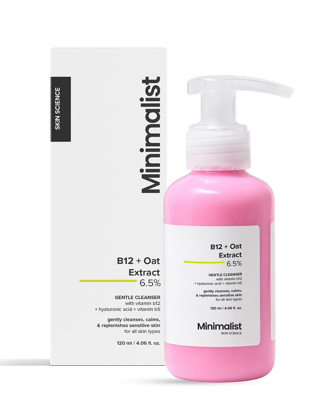 Minimalist B12 + Oat Extract 6.5% Gentle Cleanser - 120 ml