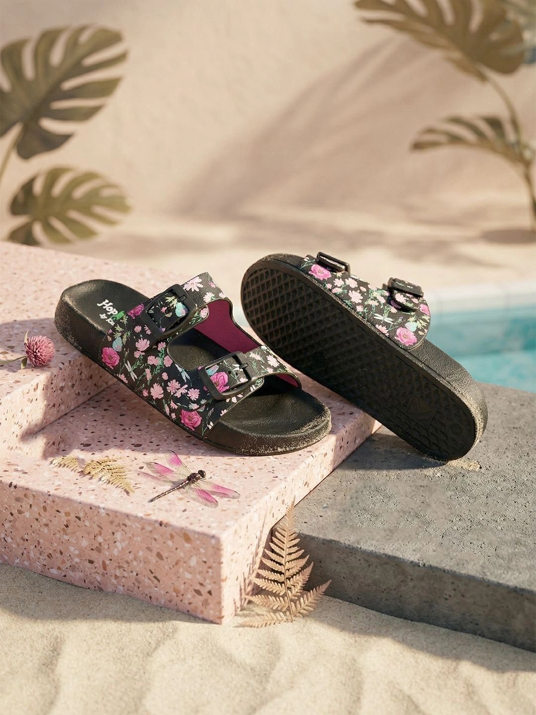 Hopits Girls PU Comfort Sandals