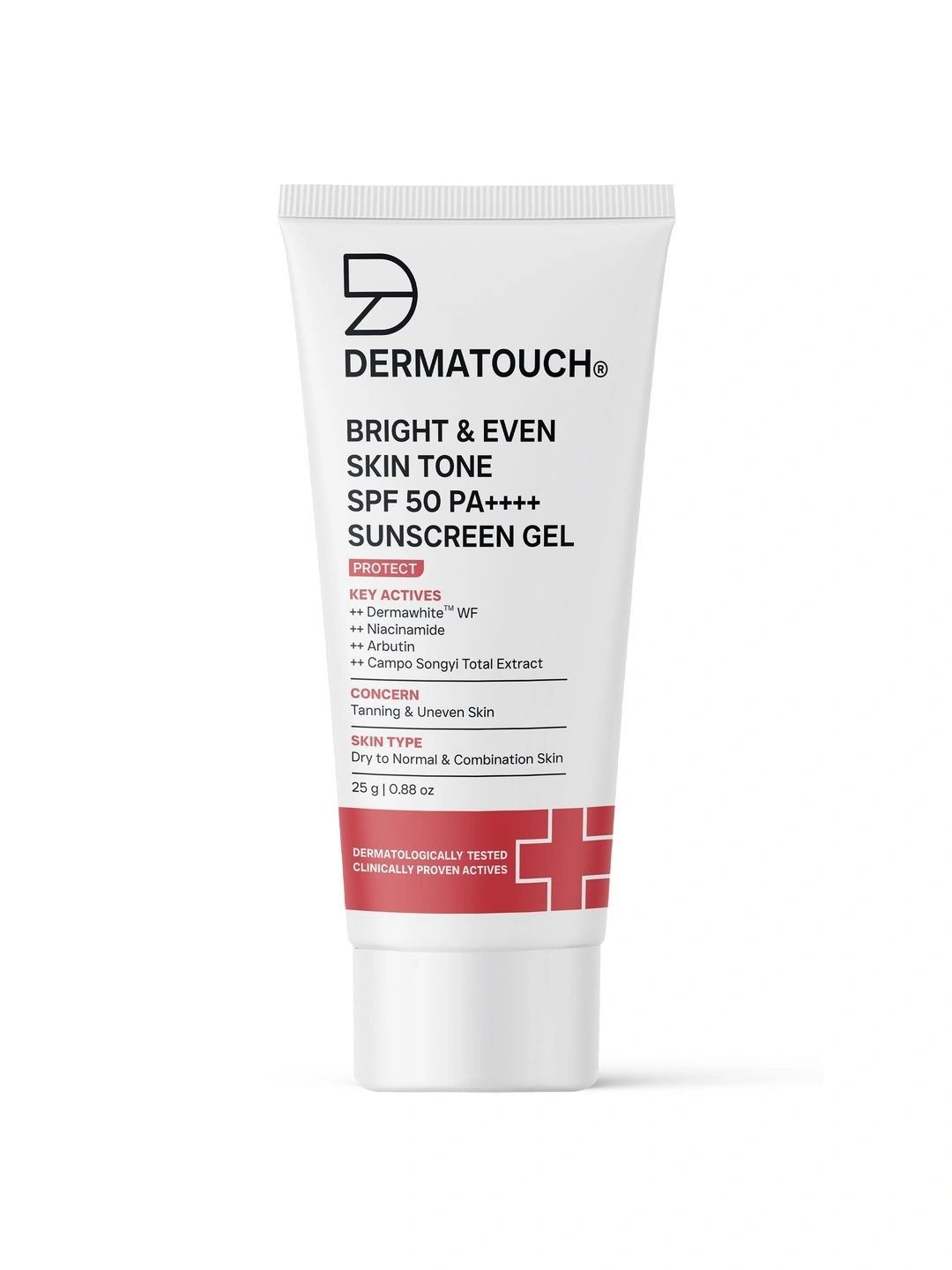 Dermatouch Bright & Even Skin Tone SPF 50 PA++++ Sunscreen - 25 g