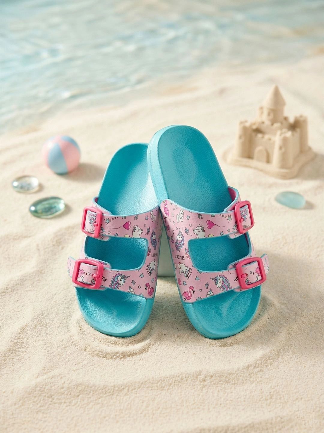 Hopits Girls PU Comfort Sandals