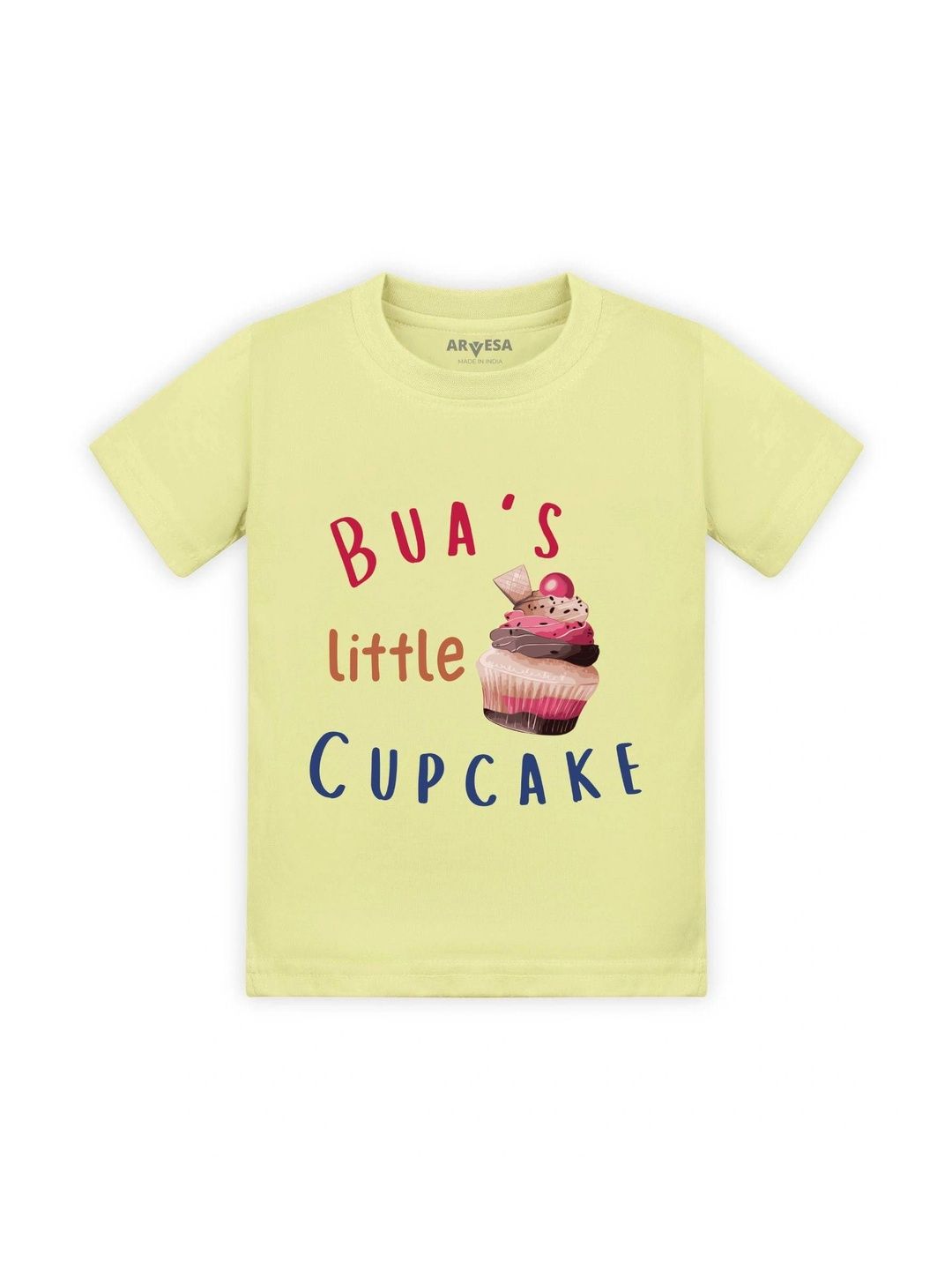 Arvesa Kids Bua Little Cupcake Printed Tshirt