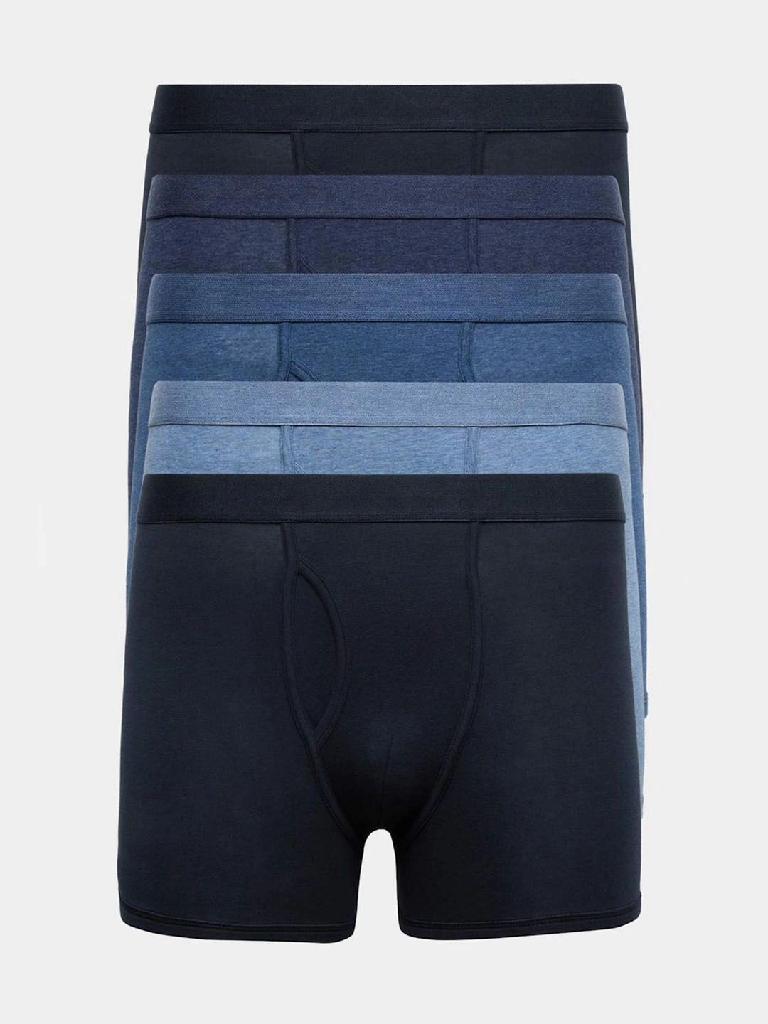 Buy Marks & Spencer 5 Pack Cotton Stretch Cool & Fresh Marl Trunks -  - Apparel for Men