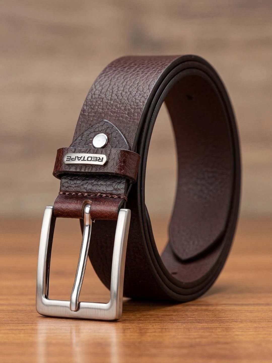 Buy Red Tape Men Textured Leather Belt -  - Accessories for Men