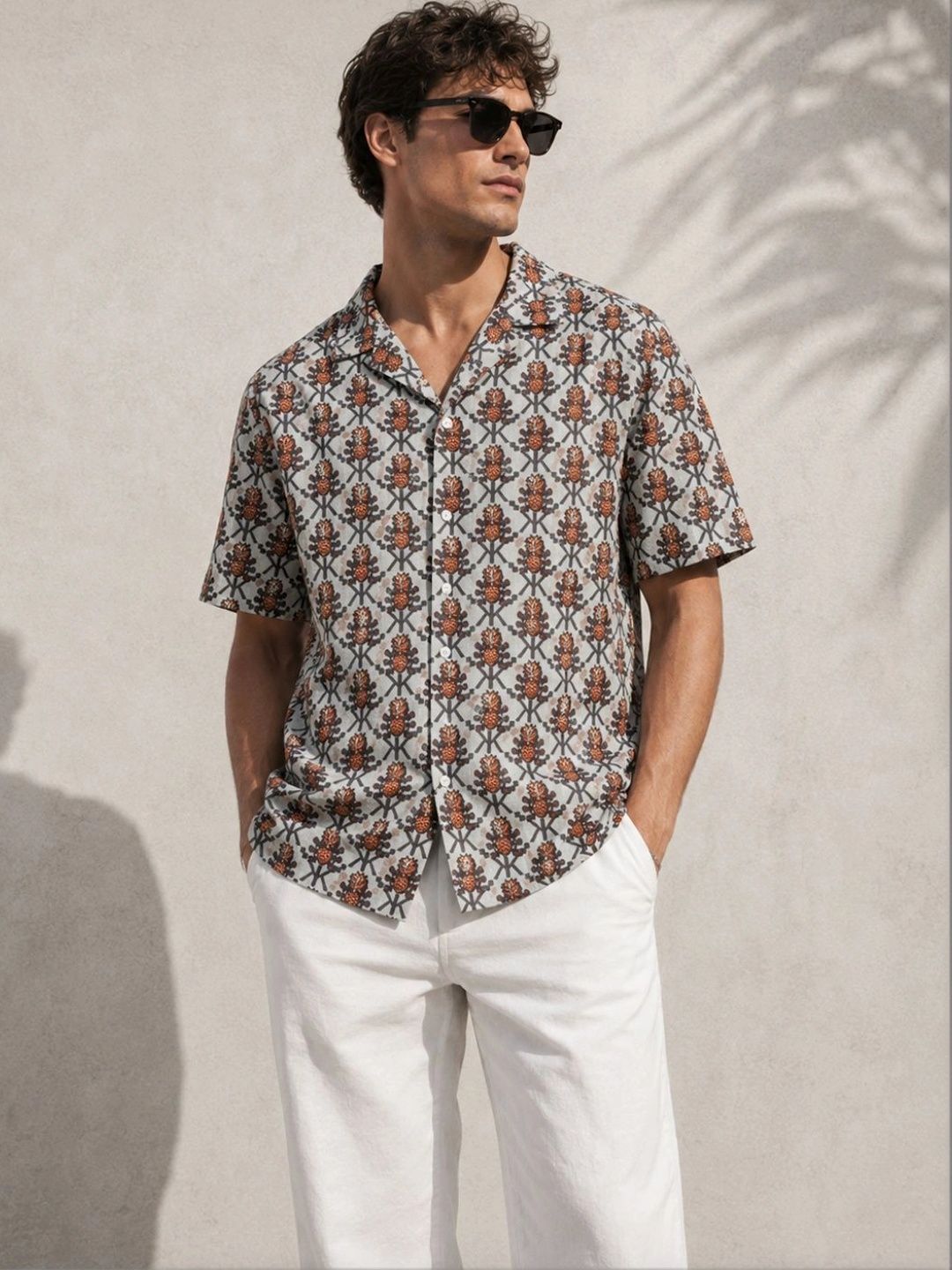House of Koala Unisex Original Oversized Fit Conversational Printed Casual Shirt