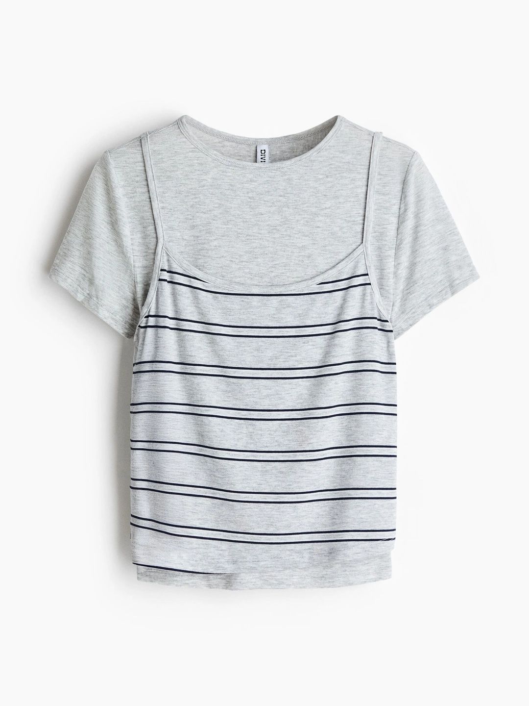 H&M Layered Jersey Top