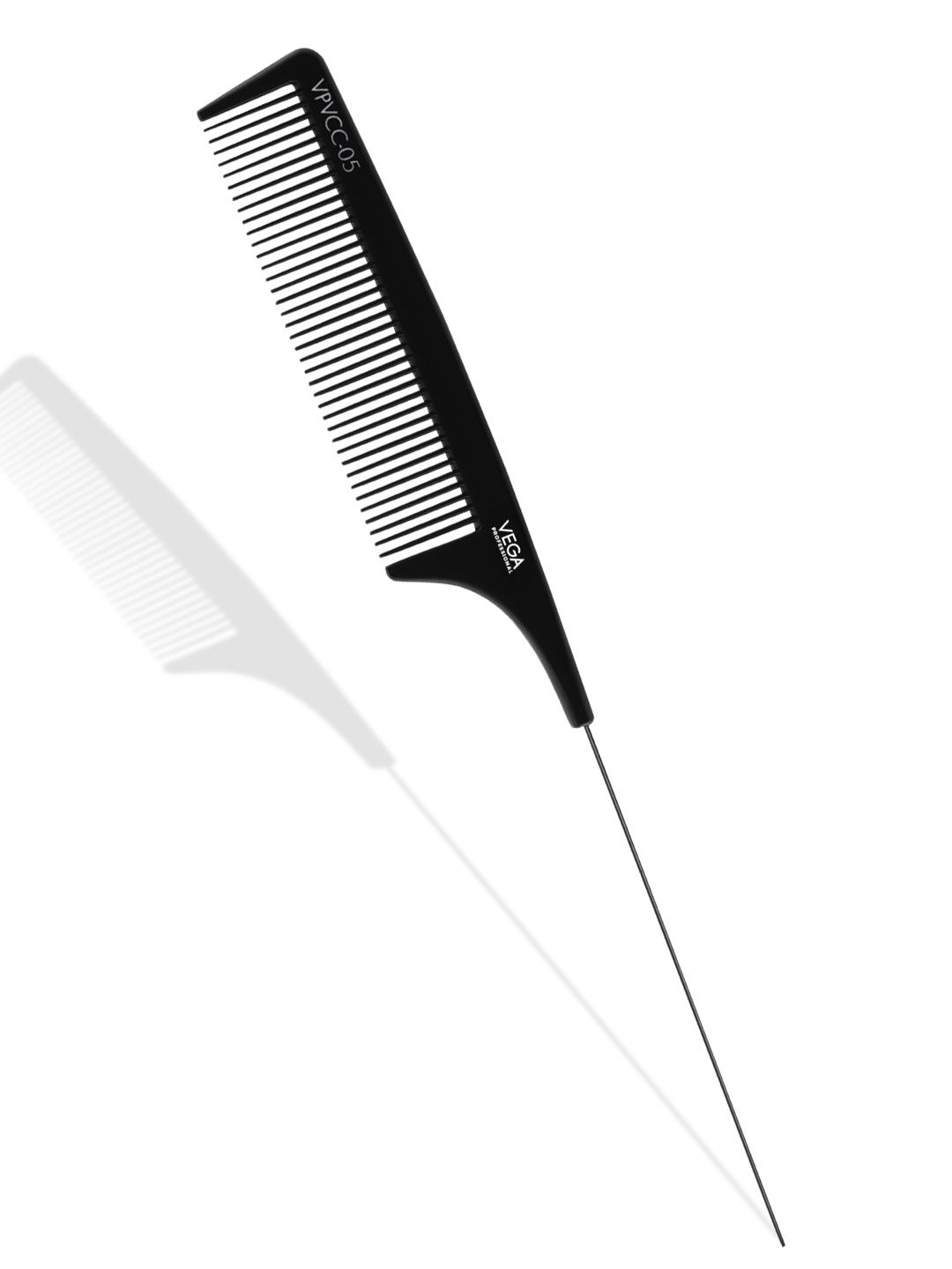 Buy VEGA PROFESSIONAL VPVCC 05 Carbon Anti Static Pin Tail Comb   Black Line -  - Personal Care for Unisex