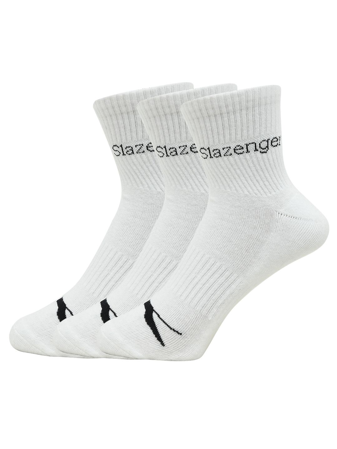Slazenger Men Pack Of 3 Solid Above Ankle-Length Socks