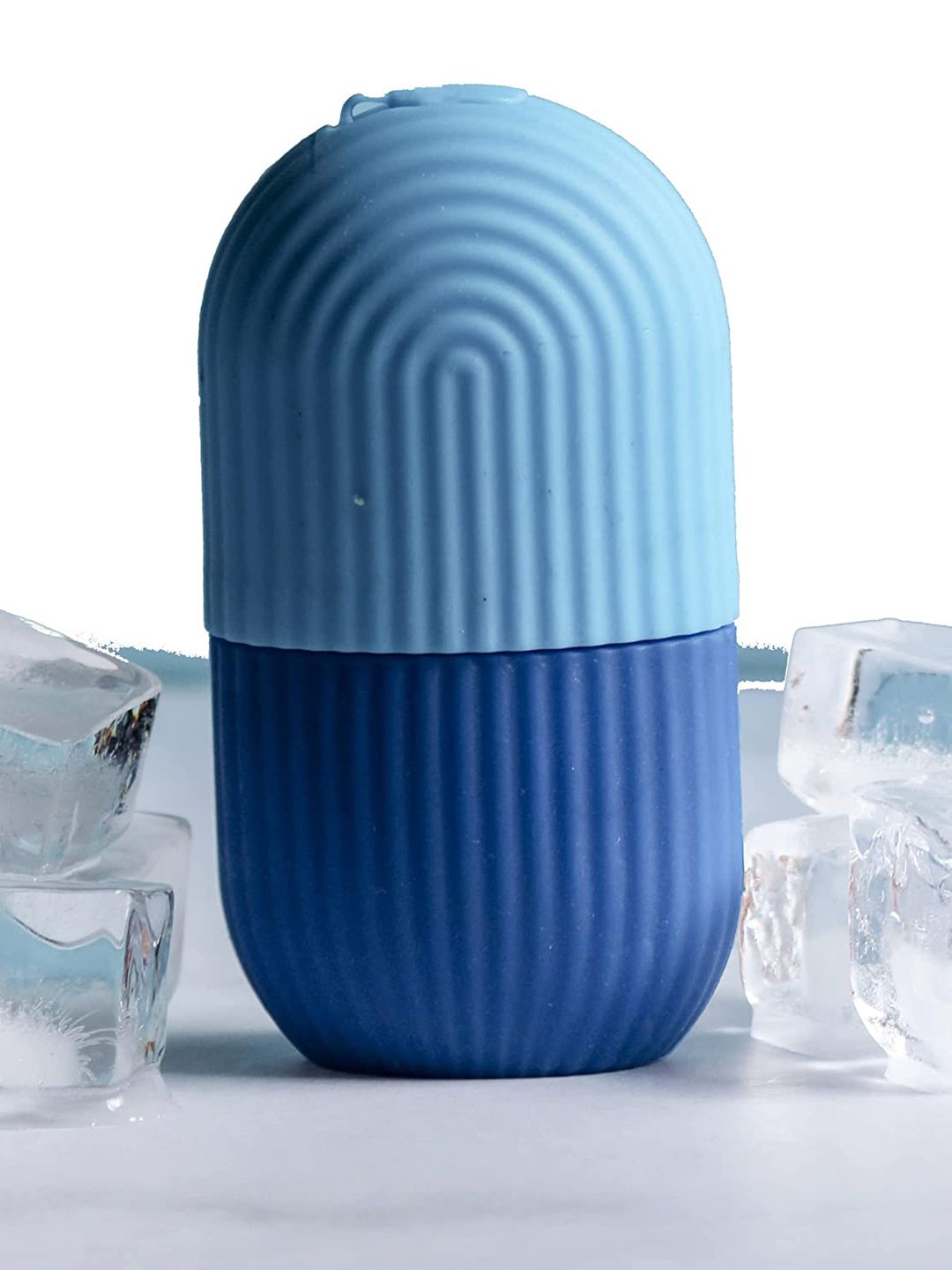 KAZARMAA Unisex Adults Blue Ice Roller For De-Puffing & Face Toning Massage