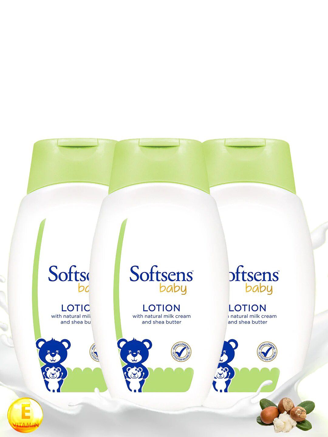 Buy Softsens Baby Natural Milk Cream & Shea Butter Face & Body Lotion 600ml -  - Personal Care for Unisex Kids