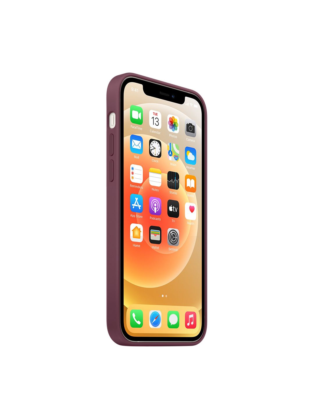 TREEMODA Mauve Solid Silicone Apple iPhone 14 Pro Max Back Case