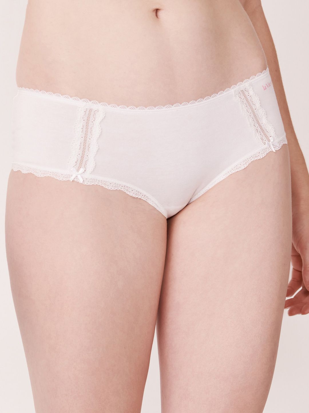 Buy La Vie En Rose Women White Solid Cotton Hipster Briefs -  - Apparel for Women