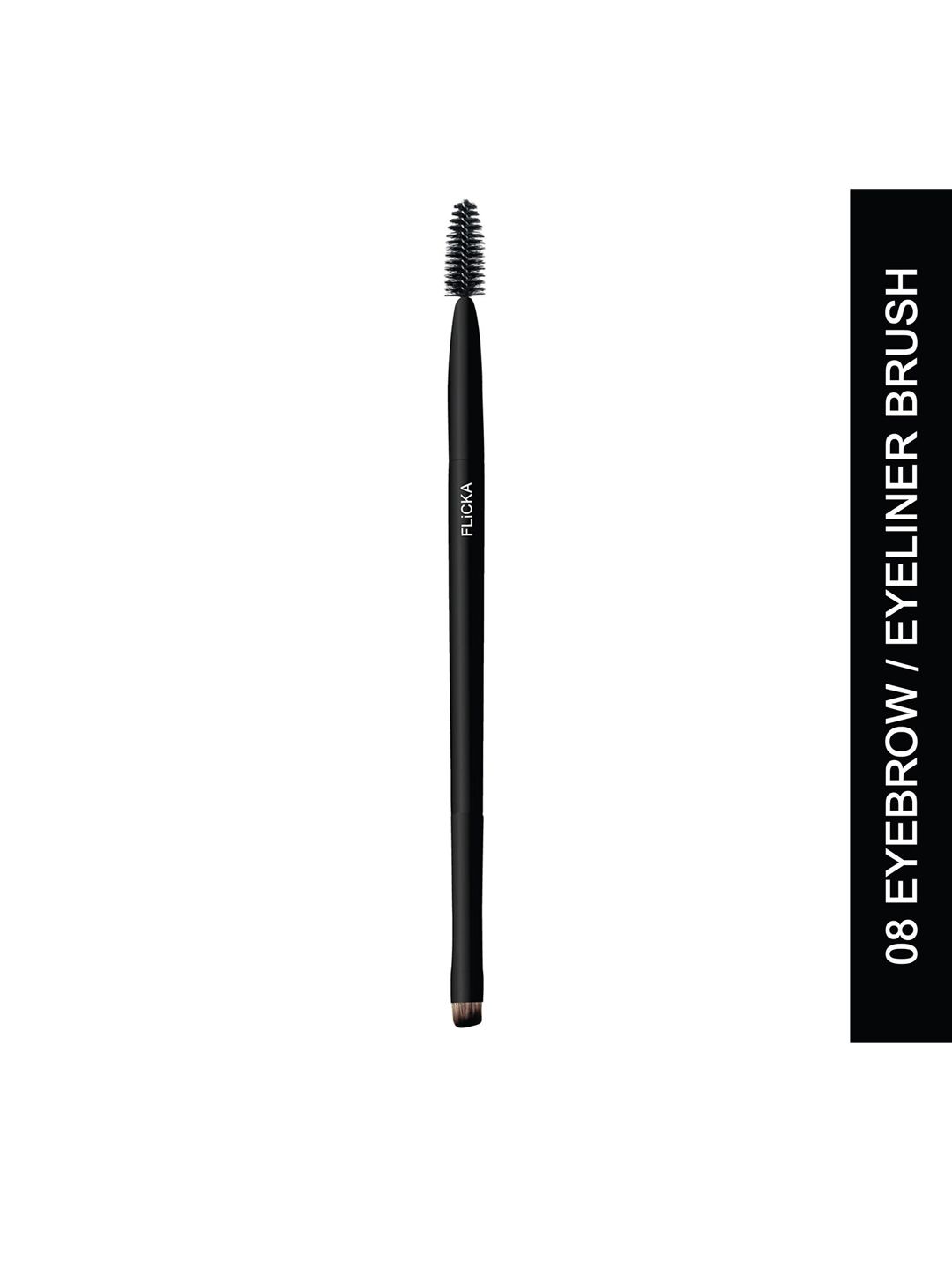 FLiCKA Black Eyebrow & Eyeliner Brush 08