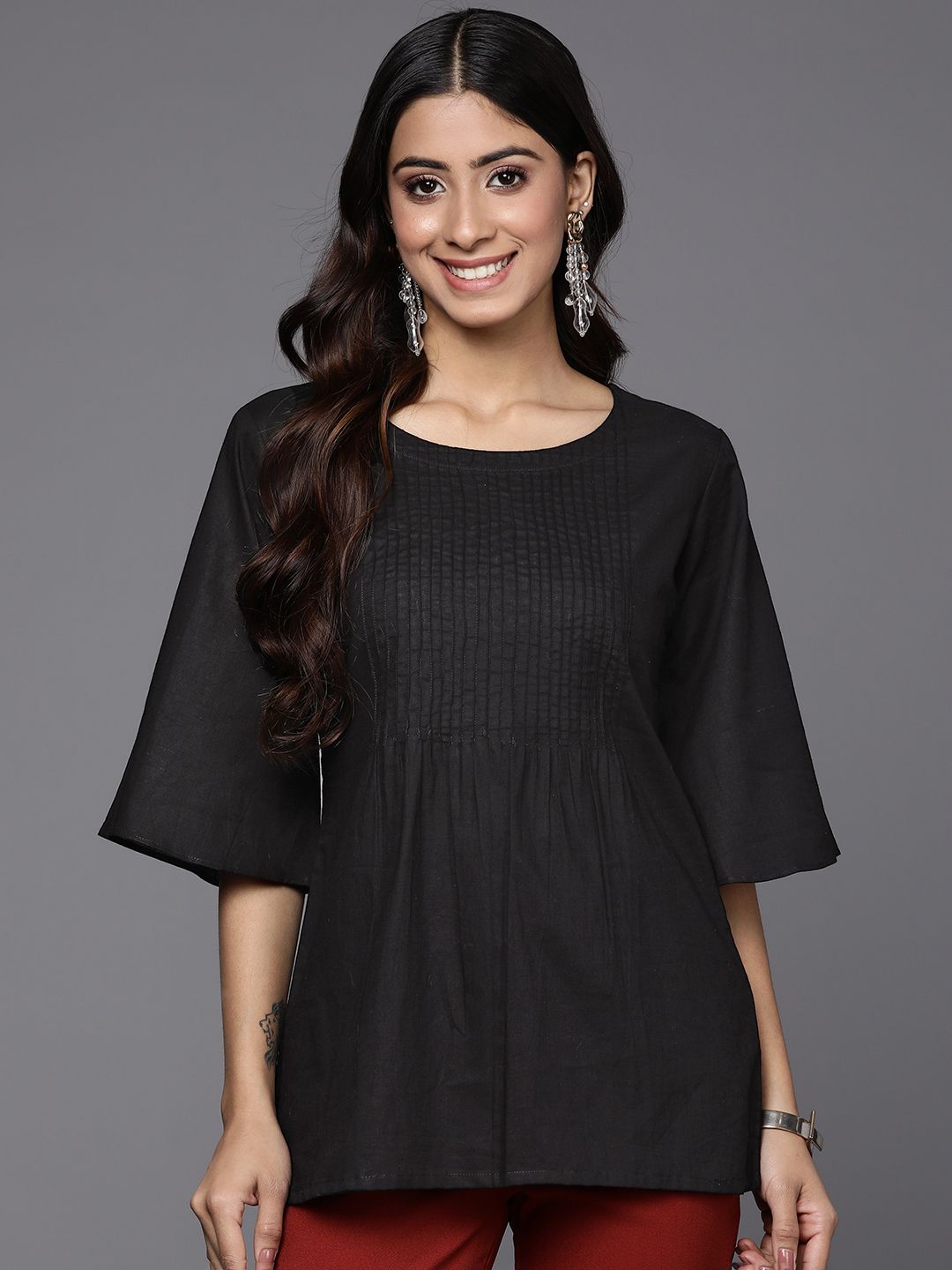 Indo Era Solid Longline Top
